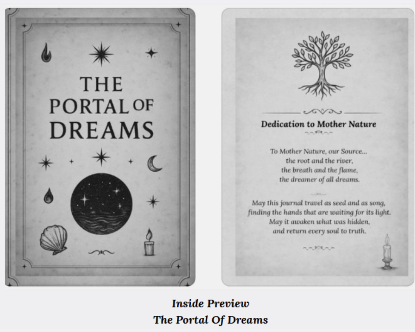 The Portal Of Dreams Journal — 6-Month Silver Edition